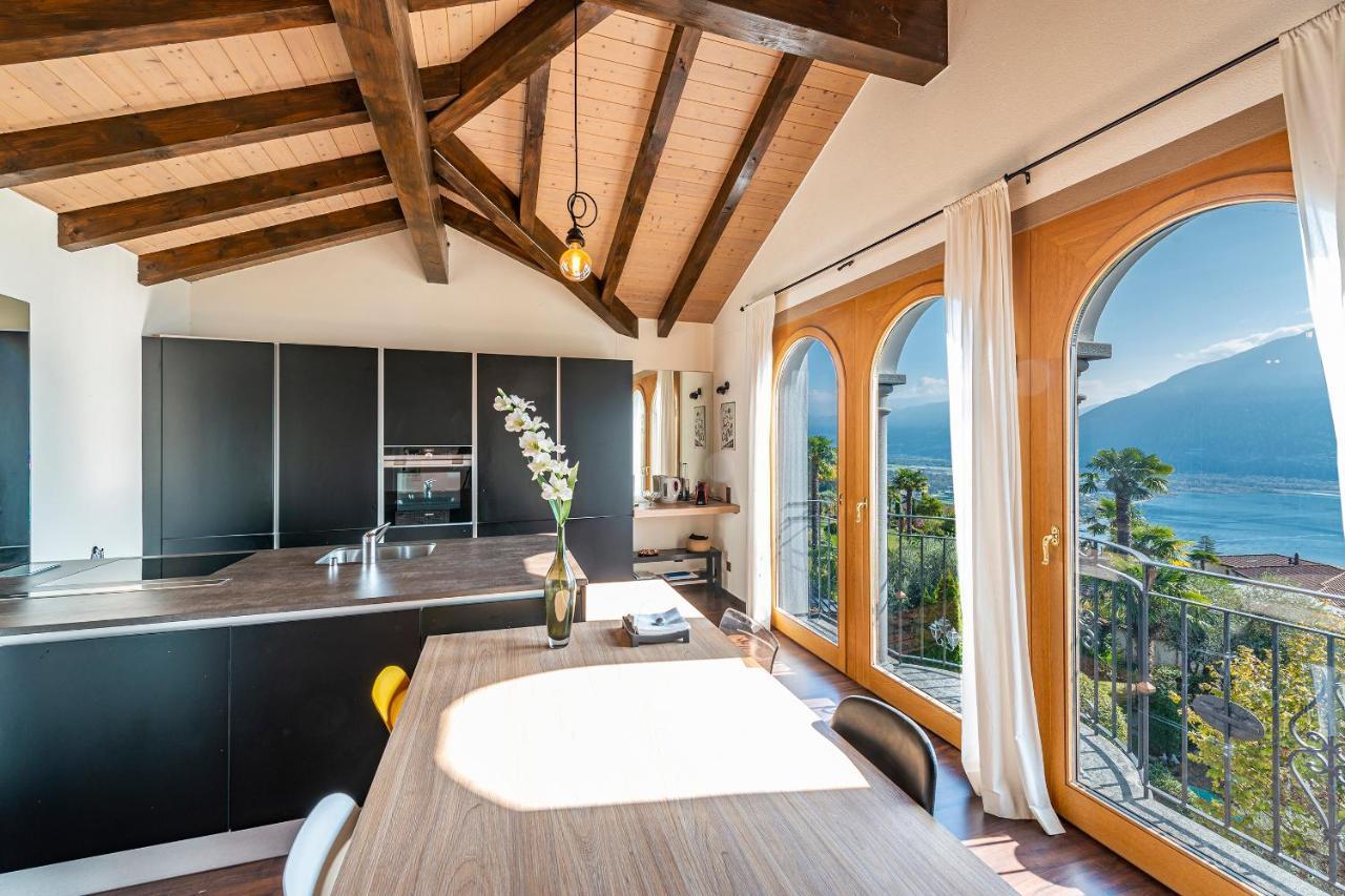 Casa Luna - Wonderful Lake View Brione sopra Minusio Ngoại thất bức ảnh