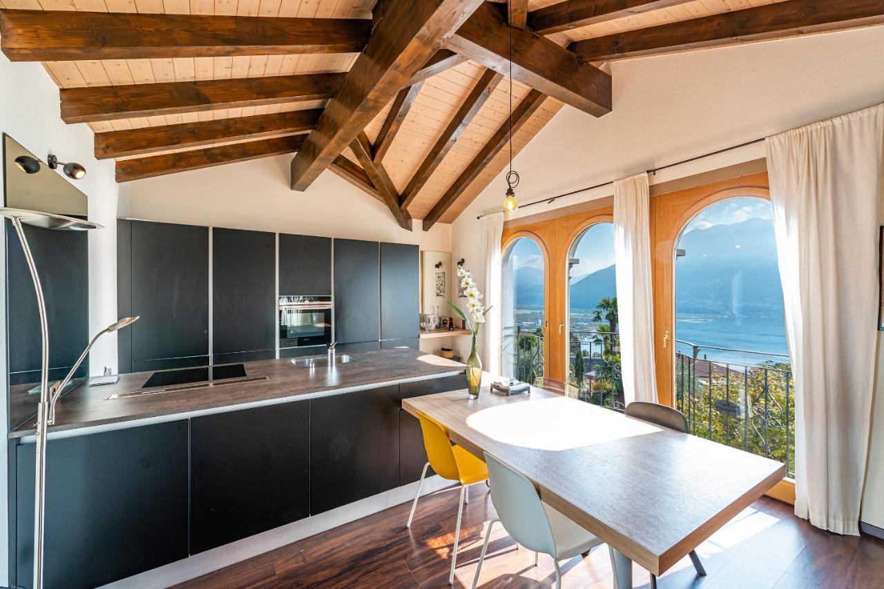 Casa Luna - Wonderful Lake View Brione sopra Minusio Ngoại thất bức ảnh