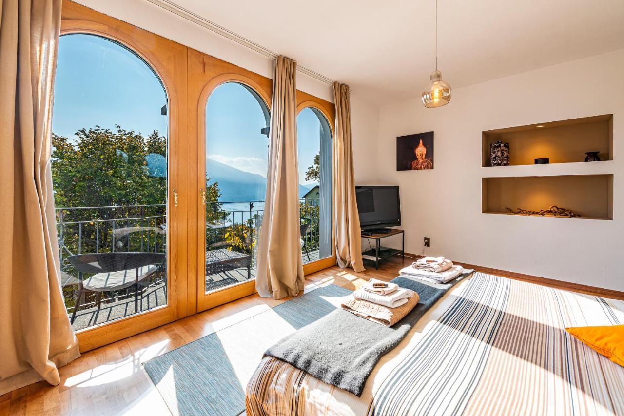 Casa Luna - Wonderful Lake View Brione sopra Minusio Ngoại thất bức ảnh